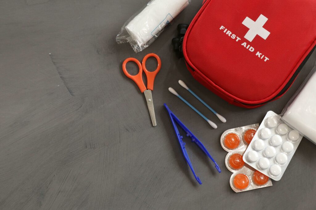 Trousse rouge de médicament petit format