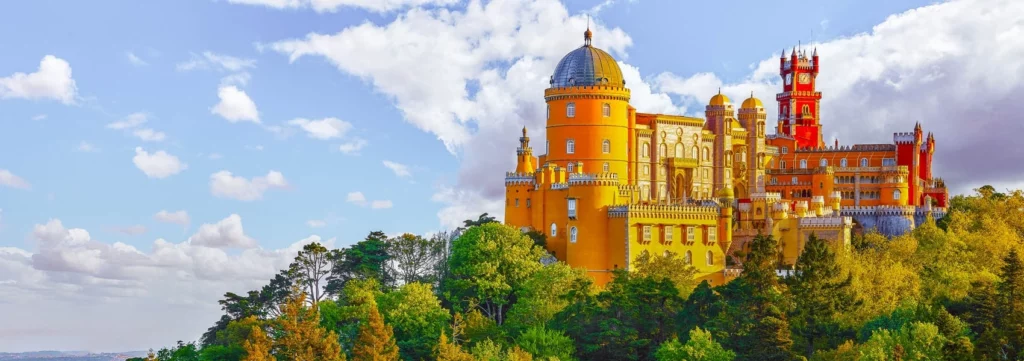 Photo du palace de Pena à Sintra 
