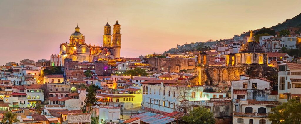 Mexico vue panoramique soir