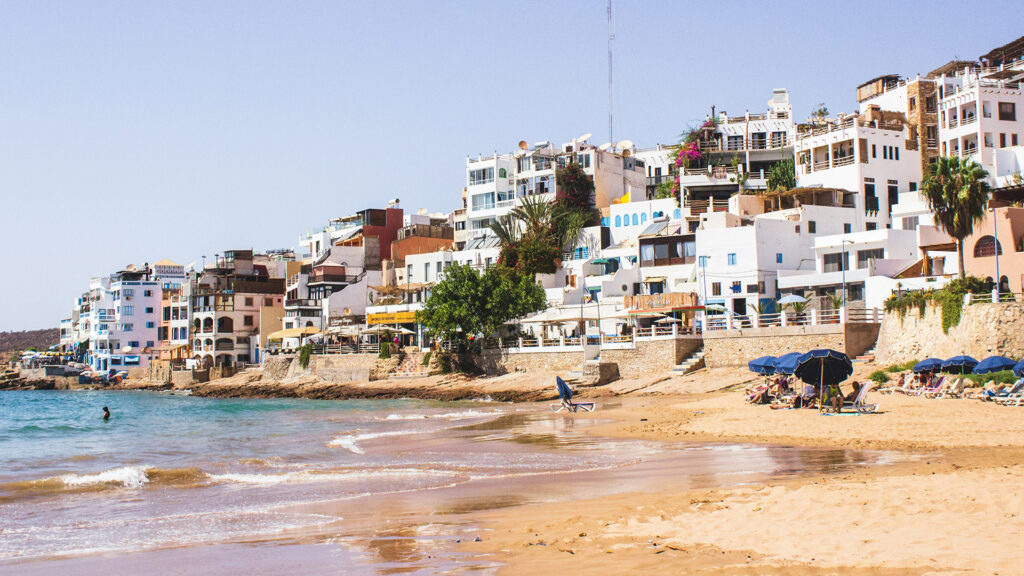 Corniche d'Agadir, Maroc