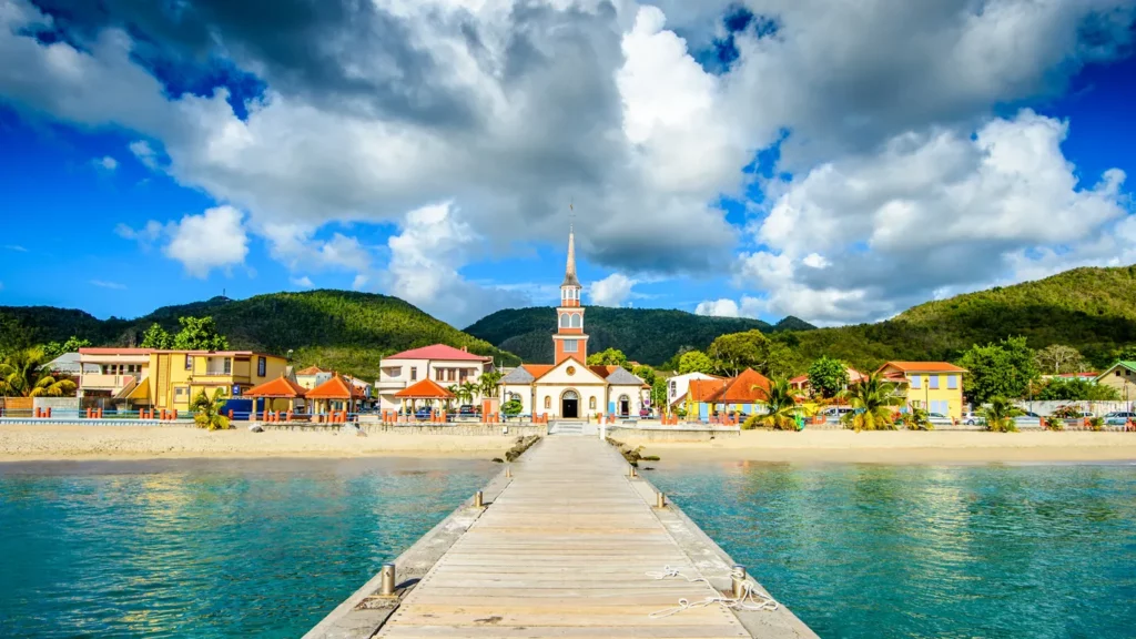 Image de l'église en Martinique 