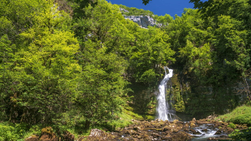 Image de la cascade en martinique, du saut du gendarme 